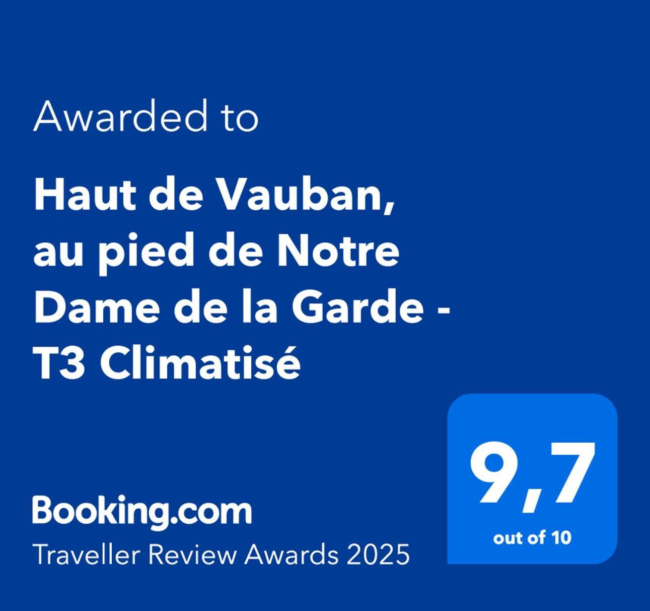 Haut De Vauban, Au Pied De Notre Dame De La Garde - T3 Climatise Marseille Exteriör bild
